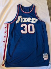 1975-76 Philadelphia SIXERS #30 George McGINNIS NBA Hardwood Classics Jersey