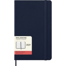 Moleskine, Moleskine Sapphire Blue Large Hard Cover 2027 Daily Planner