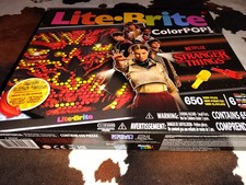Stranger Things Special Edition Lite Brite Set With 6 Full Color Templates