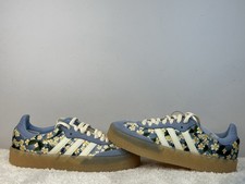 Adidas Sambae Liberty London Blue Floral Embroidery JQ6046 Women s Size 5.5