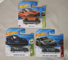 3er Tuning Cars Set, Cupra e-Racer, Ford Focus RS  ... Hot Wheels