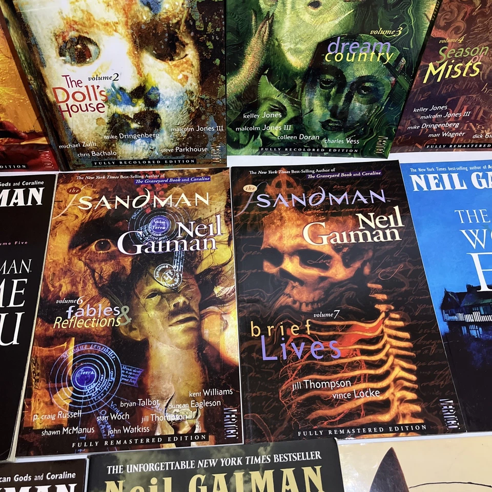 The Sandman Volumen 1-9 Novela Gráfica Neil Gaiman DC Recoloreada/Remasterizada + 2 Foto 4 de 4
