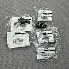 Lot Of 5 Plastic Whistles Referee Soccer Hockey Safety Black