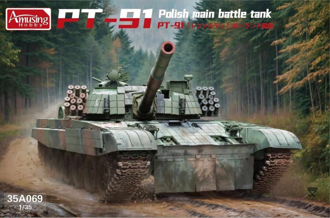 Amusing Hobby 35A069 1/35 Polish Main Battle Tank PT-91