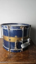 Vintage 1960’s Ludwig 14" Snare Drum Marching Band Parade Wood Body USA
