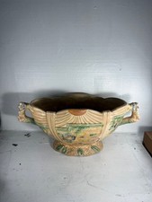 Vintage 1950s ARTHUR WOOD, Hand Painted Art Deco 'GARDEN WALL' 13'' Vase/Planter