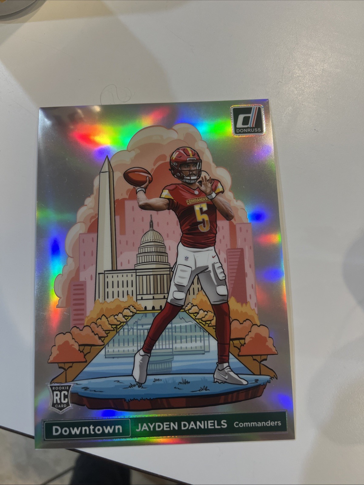 2024 Panini Donruss - Downtown! Jayden Daniels #16 Oversized (RC)