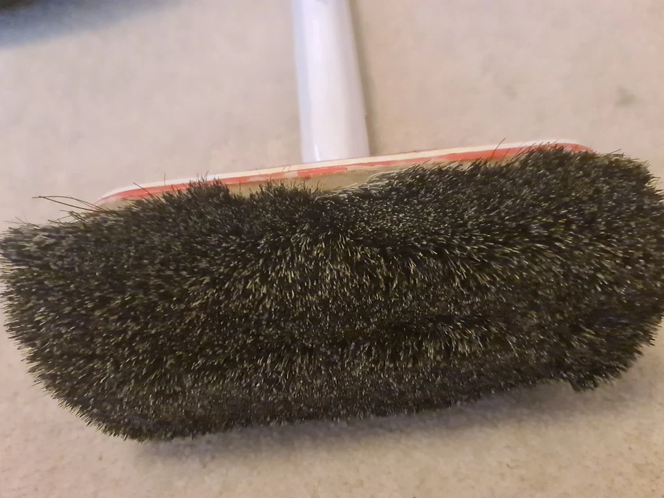 Vintage 1920s Martins Sports Mitzi Wood Curling Broom Horsehair Brush Antique - image 4 of 4