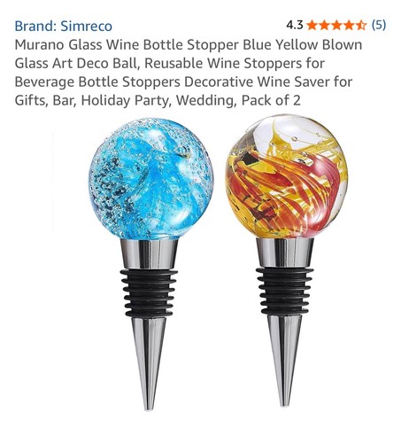 Glazed Ball Bottle Stopper - 第 2/3 張圖片
