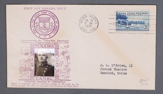 MayfairStamps US FDC 1939 Canal Zone Panama Canal Opening Anniversary 25c Crosby