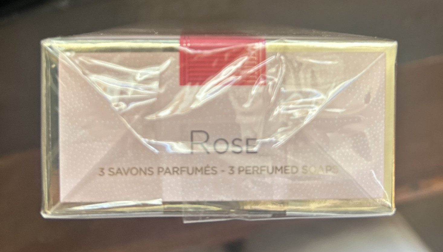 VINTAGE ROGER & GALLET – ROSE - 3 X 100g SOAPS & BOX, UNOPENED 3