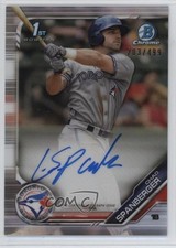 2019 Bowman Chrome Prospect Refractor 203/499 Chad Spanberger #CPA-CS Auto 1h1