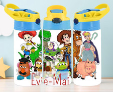 Kids Toy Story Water Bottle, Personalised Back To School Water Bottle,