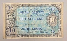 Series 1944 Allied Military Currency 10 Mark