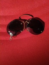 ANTICHI OCCHIALI DA Sole VINTAGE MONTATURA E LENTI  