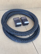 20'' x 1.95 Bicycle Tires  Tubes All Black Mud Style Rough Terrain BMX ORNATE