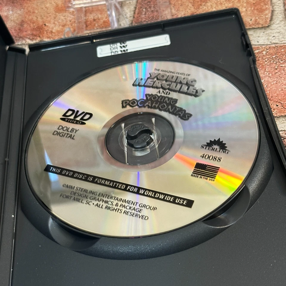 The Amazing Feats Of Young Hercules DVD Used Animated Adventure + Pocahontas - Image 4 of 4