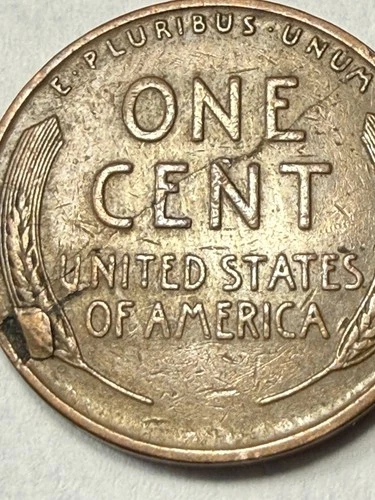 ** 1941-S LINCOLN CENT DIE CRACK- MINT LAMINATION ERROR  (ADD TO YOUR SET) 🔥 **