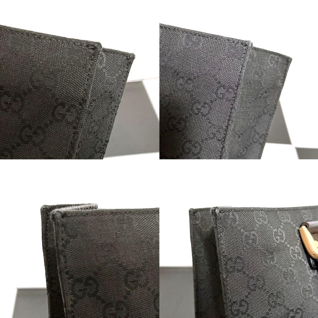 GUCCI GG Canvas Tote Bag Leather Handles A4 Size Excellent Condition thumbnail 6