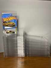 25x Hot Wheels Collector Mainline Protector Pack Clear Clamshell Display Cases