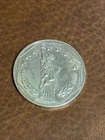 Vintage SilTex Inc Statue of Liberty 1 Troy Oz .999+ Fine Silver Art Round