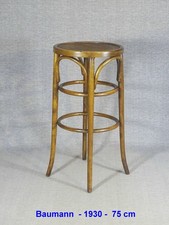 Tabouret de bistro Baumann - 1930 - N°96 - No Thonet assise Art nouveau