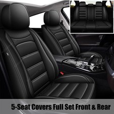 Full Set For Toyota Rav4 2013-2026 Car 5-seat Cover Leather Cushion Cover Black Full Set For Toyota Rav4 2013-2026 Car 5-seat Cover Leather Cushion Cover Black