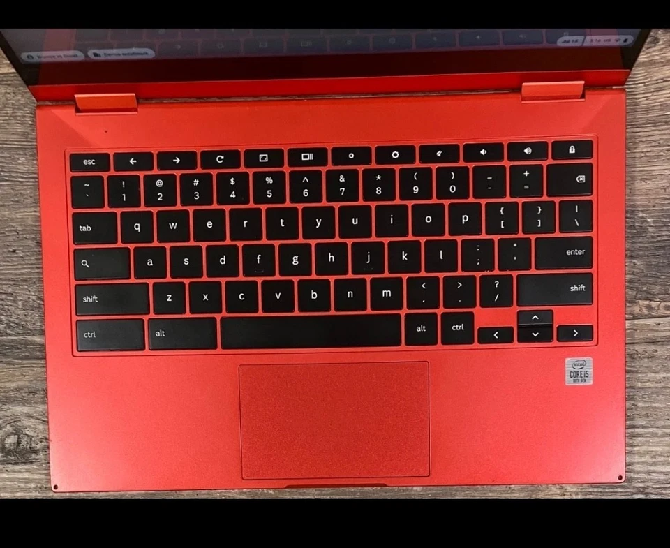 Samsung Galaxy Chromebook 2 13.3" QLED Táctil Intel i5 16GB 128GB Rojo Fiesta * Foto 2 de 4