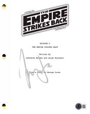 Harrison Ford Signed Star Wars Empire Strikes Back Full Script Auto Beckett LOA