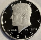 2015 P D S S Kennedy Silver & Clad Proof Half Dollar. Lot Of 4 Coins PDSS