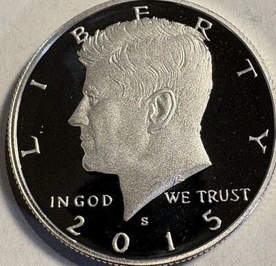 2015 P D S S Kennedy Silver & Clad Proof Half Dollar. Lot Of 4 Coins PDSS