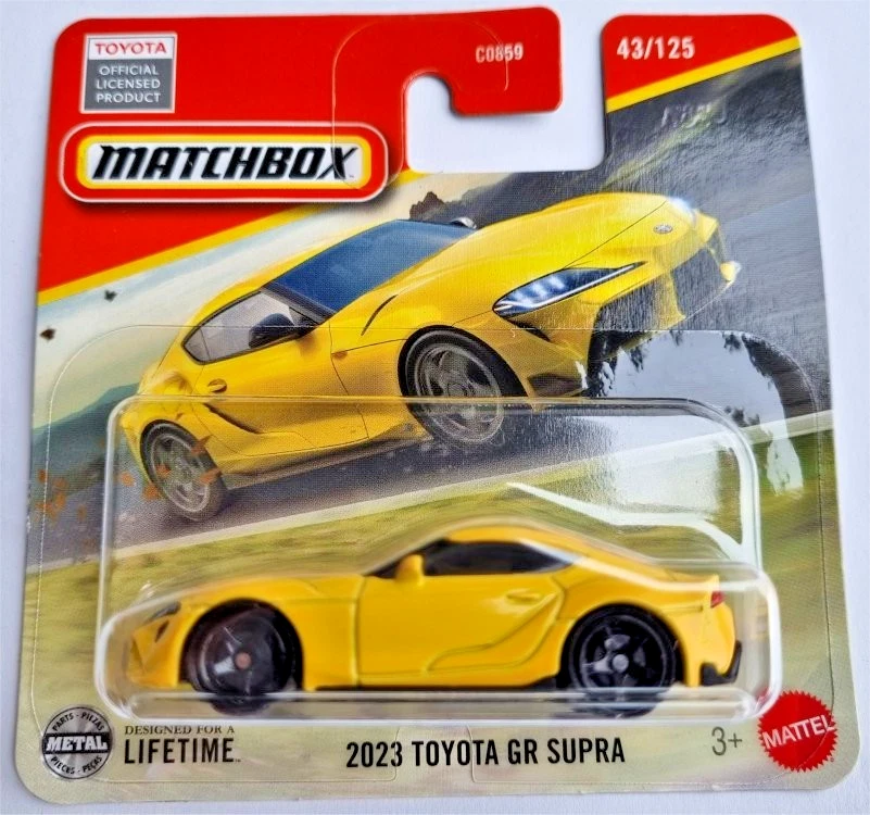 Matchbox -  2023 Toyota GR Supra - Gelb - 43/125 - MBX Road Trip 2025 - JBR62