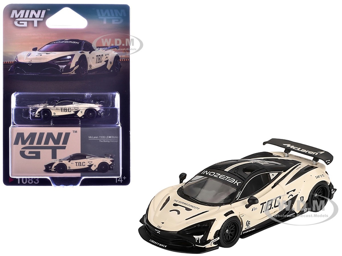 ミニカー MINIGT McLarenLBWK&theboring pullbackcar Mini GT 1/64 McLaren 720S LB-Works The Boring Concept MGT01083 Mini GT