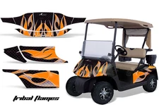Golf Cart Graphics Decals Stickers for E-Z-GO TXT 1994-2013 TRIBALFLAMES O K