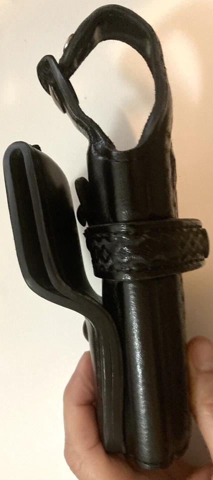 Funda de cinturón Safariland Glock Duty 070-83. Cesta de cuero tejido 2 1/4" LH BBB1 Foto 4 de 4