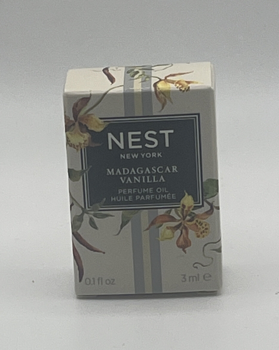 BNIB Nest New York Madagascar Vanilla Perfume Oil 3mL Travel Rollerball