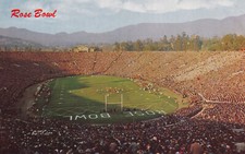 The Rose Bowl Pasadena CA. New Year's Day collegiate football game of champions