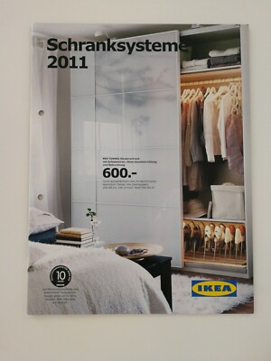 Ikea Katalog 2011 wie NEU gelocht Schranksysteme