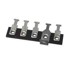 5pc Terminal Strip 5 Lug One Common Connector with Ground Screw Mount Phenolic