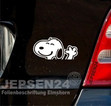  Aufkleber Snoopy 10cm S102 ML oder MR für Heckscheibe + Seitenscheibe