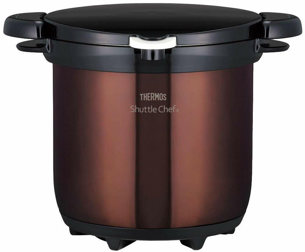 THERMOS Shuttle Chef 保温調理鍋 KBG-4500 Thermos Shuttle Chef KBG-4500 CBW Clear Brown 4.5L Vacuum