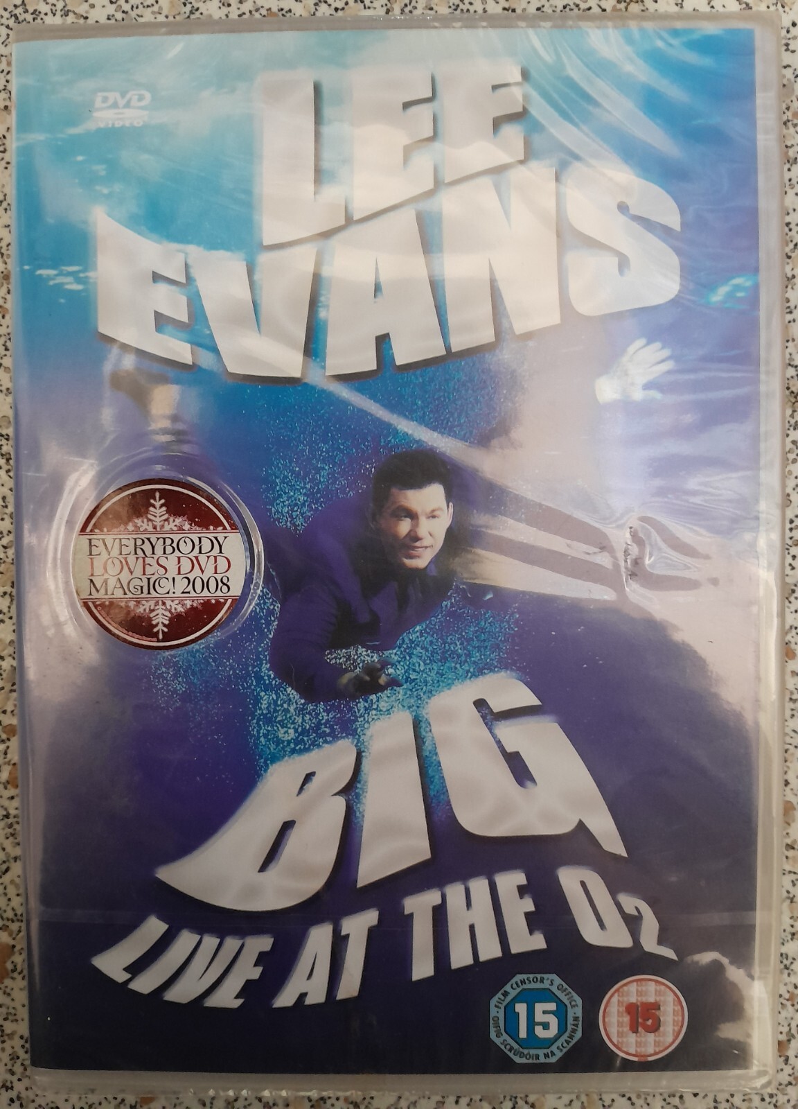 Lee Evans, Big, Live At The O2 DVD, 2008, Comedy, brand new, still sealed!