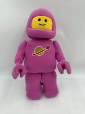 LEGO Blue, Pink Classic Space Astronaut Minifigure Plush 13inch