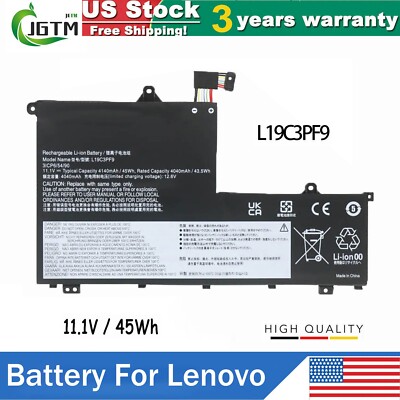 L19C3PF9 L19L3PF8 L19M3PF1 Battery For Lenovo ThinkBook 15-IML 15-IIL 45Wh 11.1V