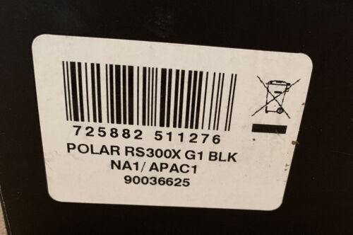 POLAR RS300X G1 NERO CARDIOFREQUENZIMETRO SPORT CORSA FITNESS NUOVO 90036625 SCATOLA APERTA - Foto 10 di 12