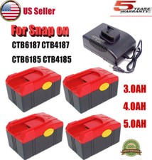 3Ah/5Ah Battery For Snap On 18V CTB6187 CTB4187 CTB6185 CTB4185 CTC620