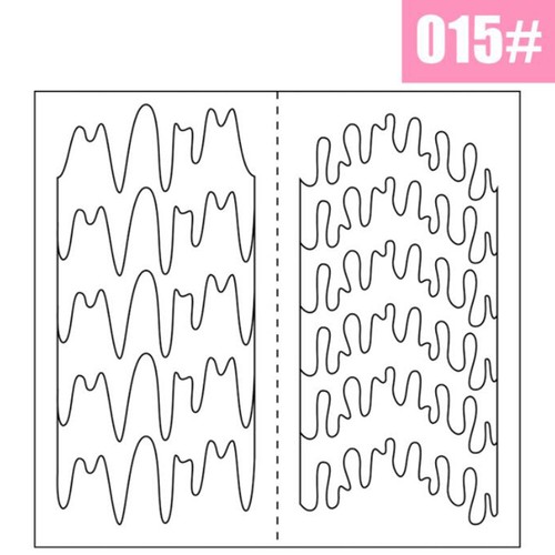 French Manicure Nail Art Tips Form Guide Sticker DIY Stencil USA Lot - Picture 25 of 34