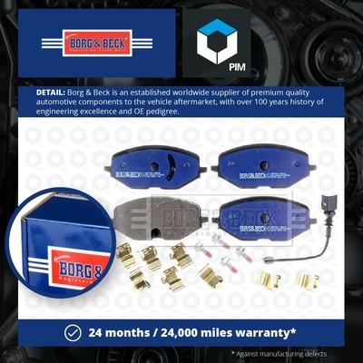 Brake Pads Set fits VW GOLF Mk8 2.0D Front 2019 on B&B 5WA698151 5WA698151A New