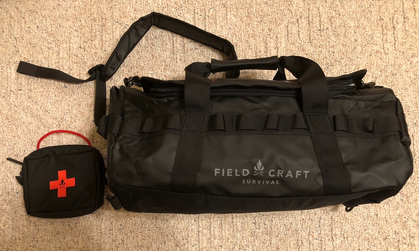 FIELDCRAFT SURVIVAL MOBILITY DUFFEL BAG With 1 Pouch 20L Black eBay