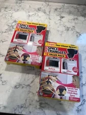 New Ruby space triangles 2 packages = 36 pcs closet space